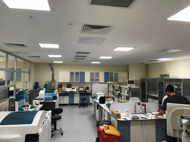 ÇOMÜ Tıp Fakültesi Hastanesi Biyokimya Laboratuvarı — proje fotoğrafı
